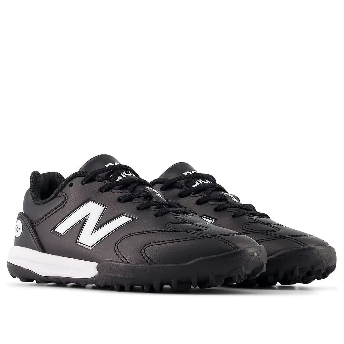 Детские кроссовки с синтетическим верхом 442 Team TF V3 'Black White' New Balance, Black / White — фото 4