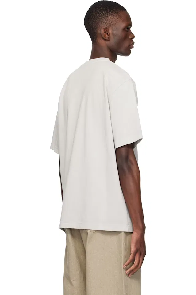 Бежевая футболка the pigmento Jacquemus — фото 3
