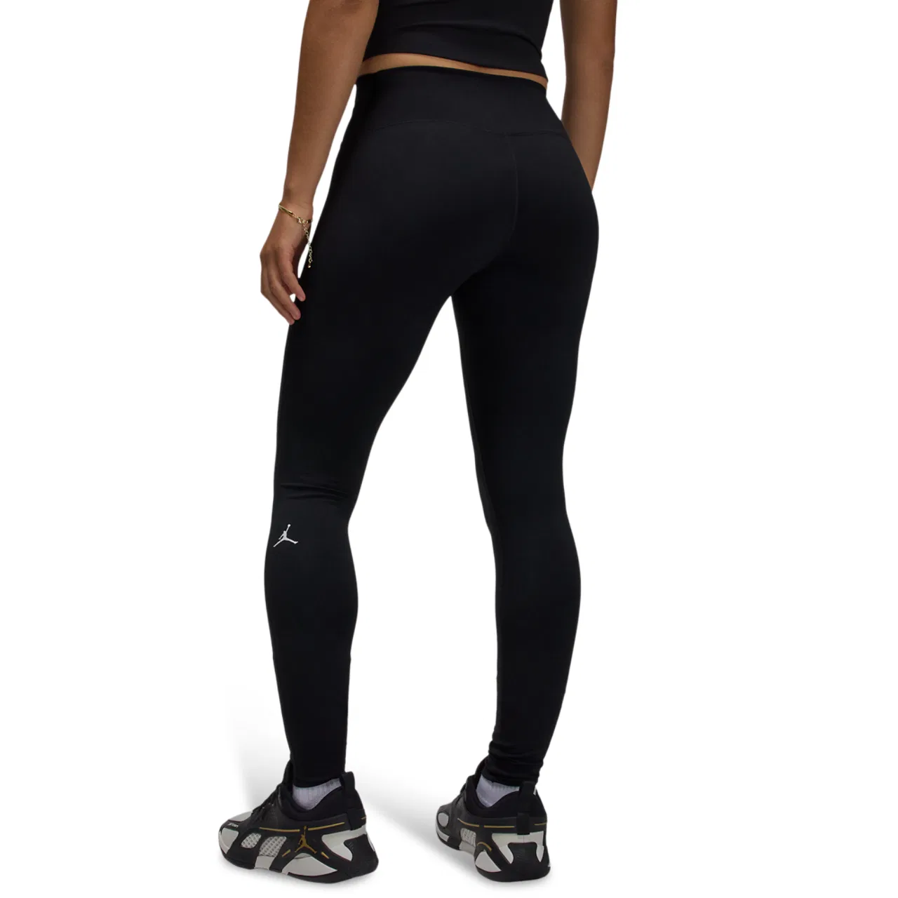 Женские леггинсы с высокой посадкой Sport Dri-FIT High Rise Tight Jordan, черный/белый — фото 2