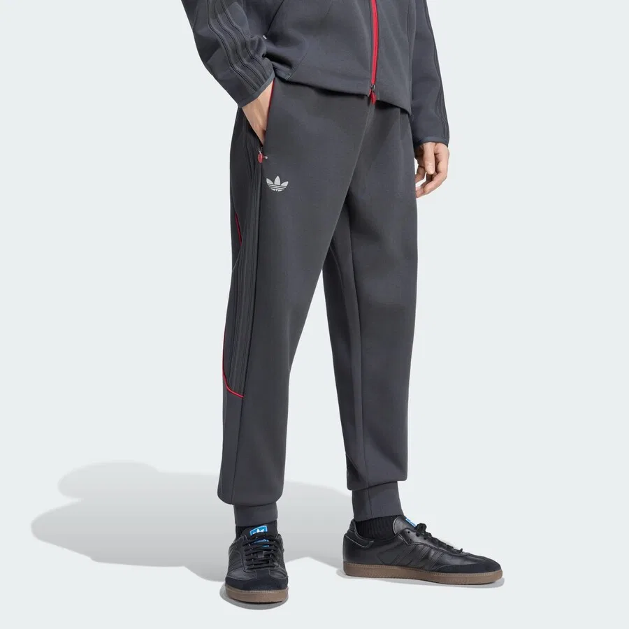 Спортивные брюки ADIDAS PERFORMANCE Regular Workout Pants 'LFC Teamgeist 26' темно-серого цвета — фото 2
