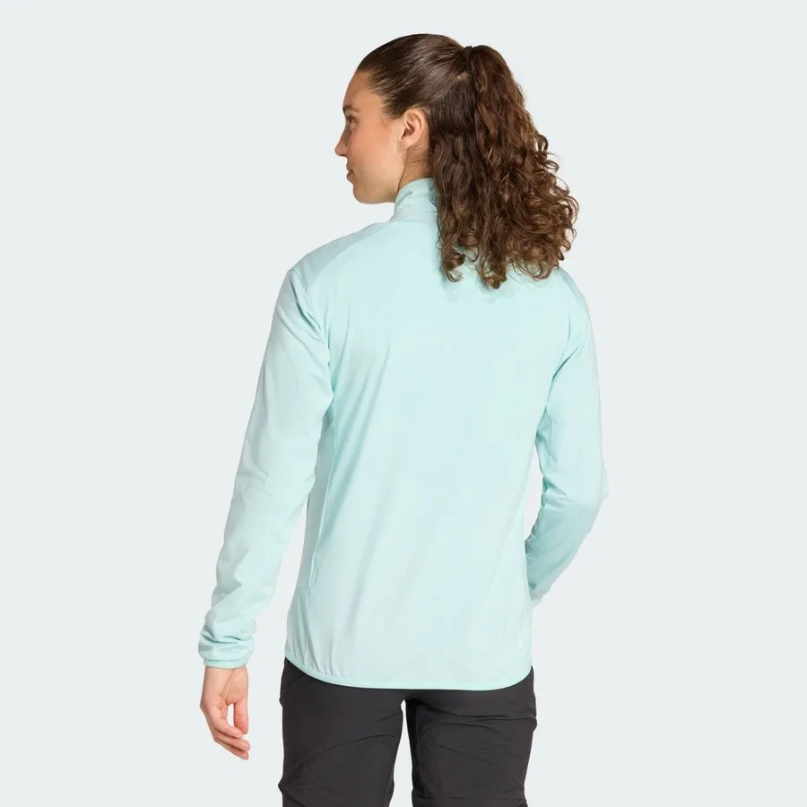 Куртка-флис с полной застежкой-молнией Terrex Multi CLIMAWARM adidas, Бирюзовый — фото 2