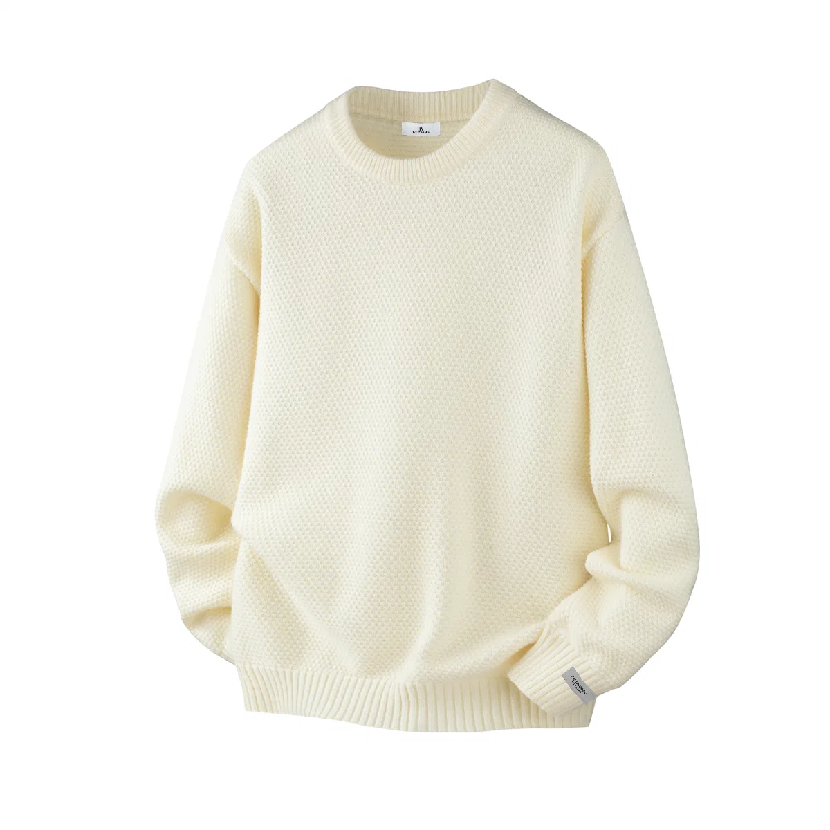 Детский свитер с круглым вырезом Unisex Crew Neck Moderate PAL ONGACO, White