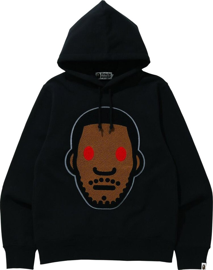 

Худи BAPE x Kid Cudi Pullover Hoodie Black, черный