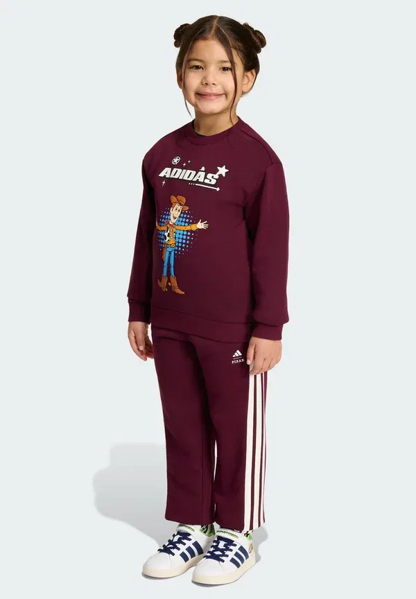 Детский спортивный костюм Adidas Performance, бордовый/кремовый