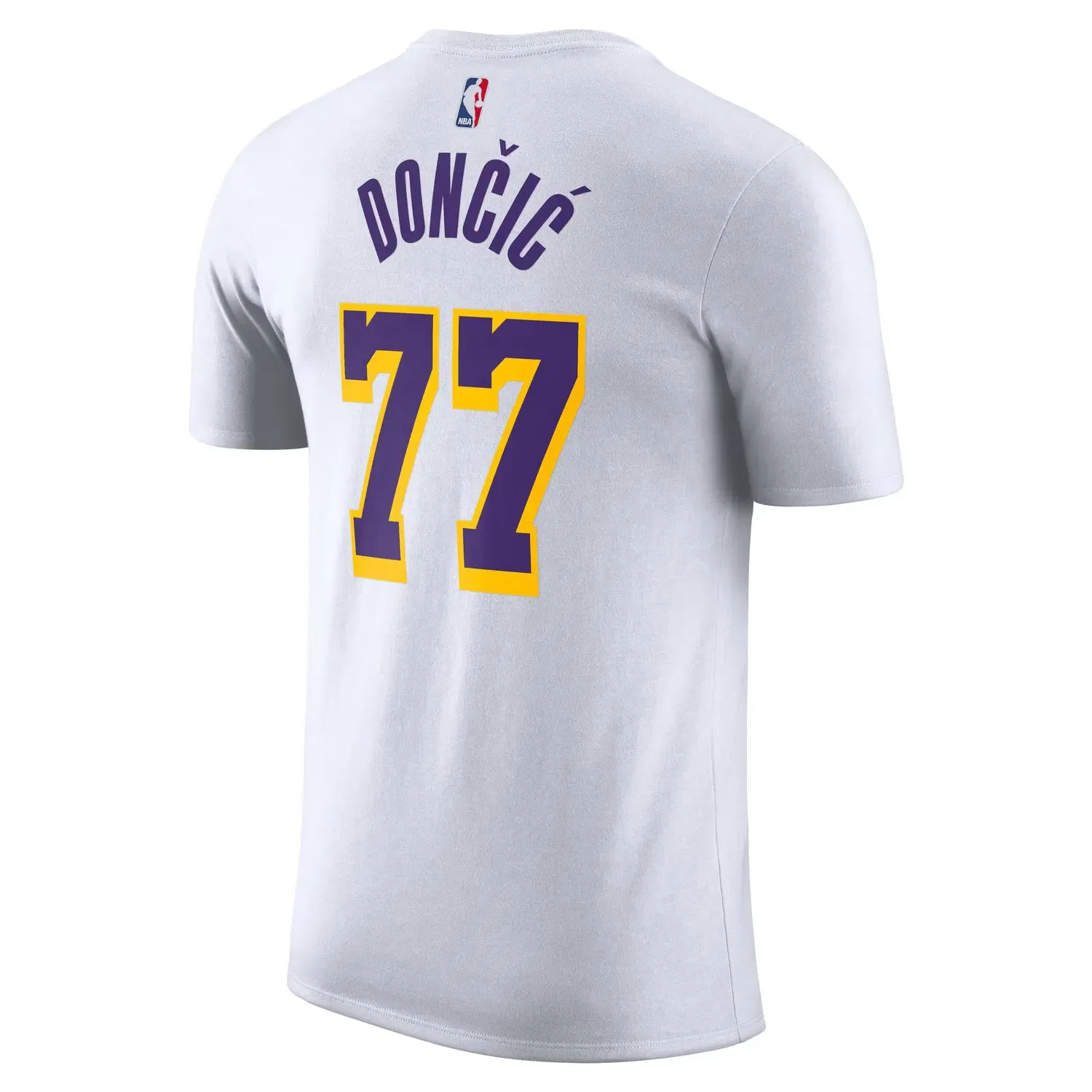 Мужская футболка с принтом Los Angeles Lakers Luka Doncic Nike, Blanco — фото 2