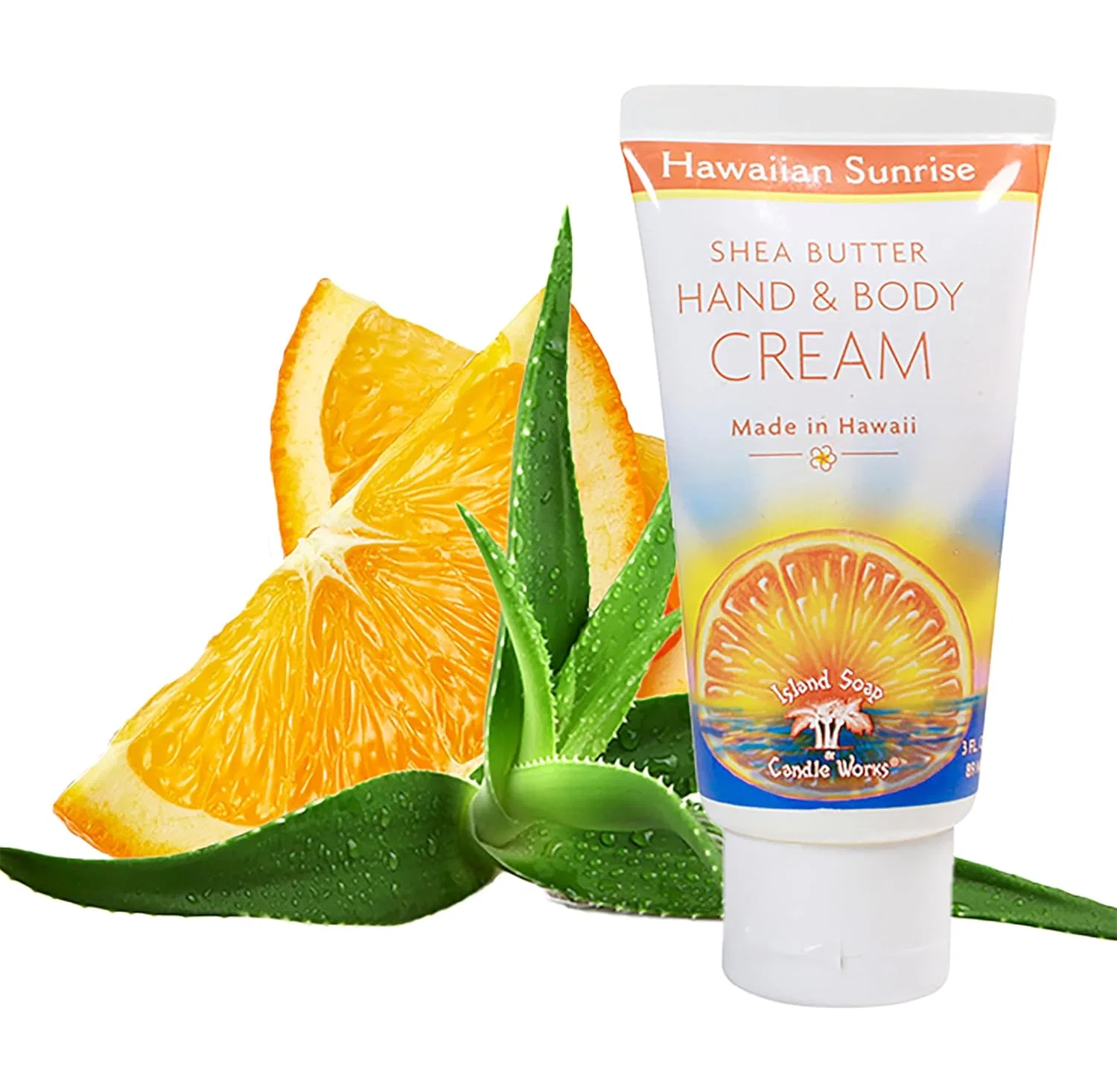 Крем для тела с маслом ши Hawaiian Sunrise, Island Soap & Candle Works, 88.7 мл