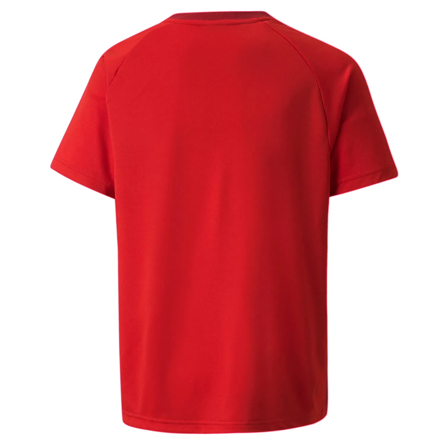 Детская футболка с длинным рукавом teamVISION Jersey Jr Puma, Neonrot — фото 2