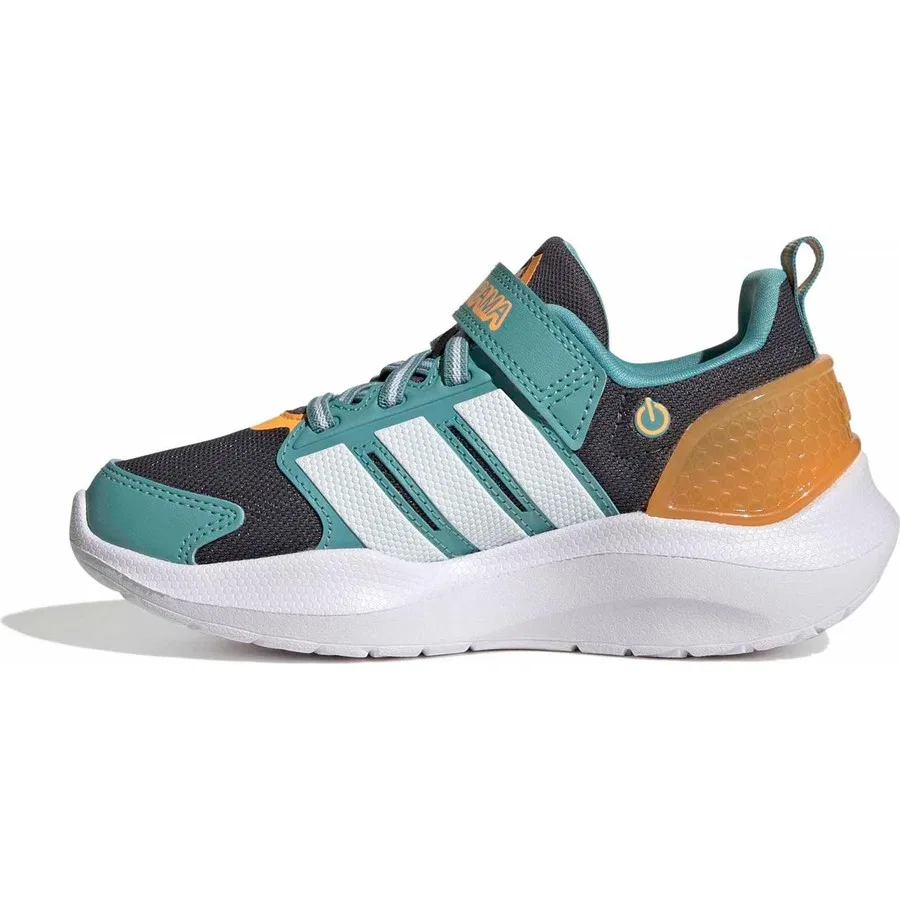 Детские спортивные кроссовки Lightorama Rnr El C adidas, Серый — фото 4