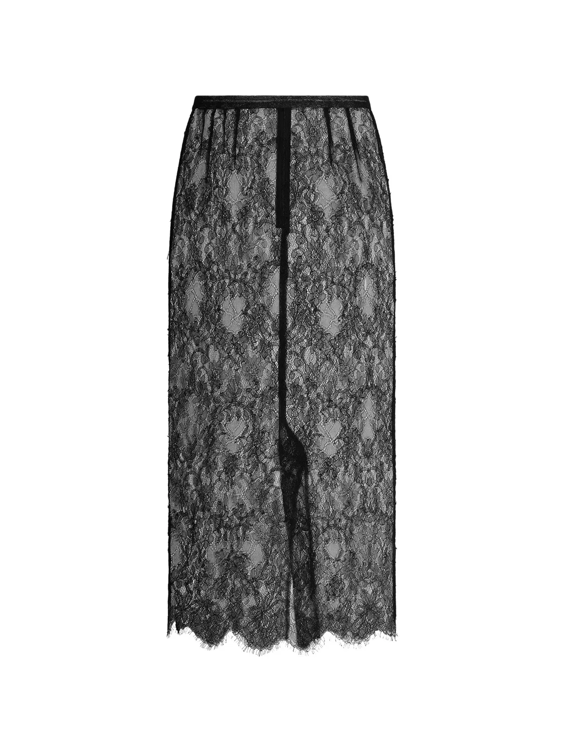 Кружевная юбка Dolce & Gabbana, черный