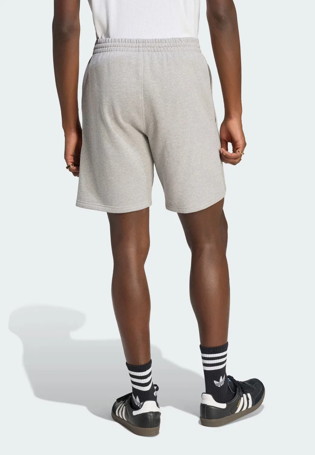 Шорты Adidas Originals Regular Pants Trefoil Essentials, серый — фото 3