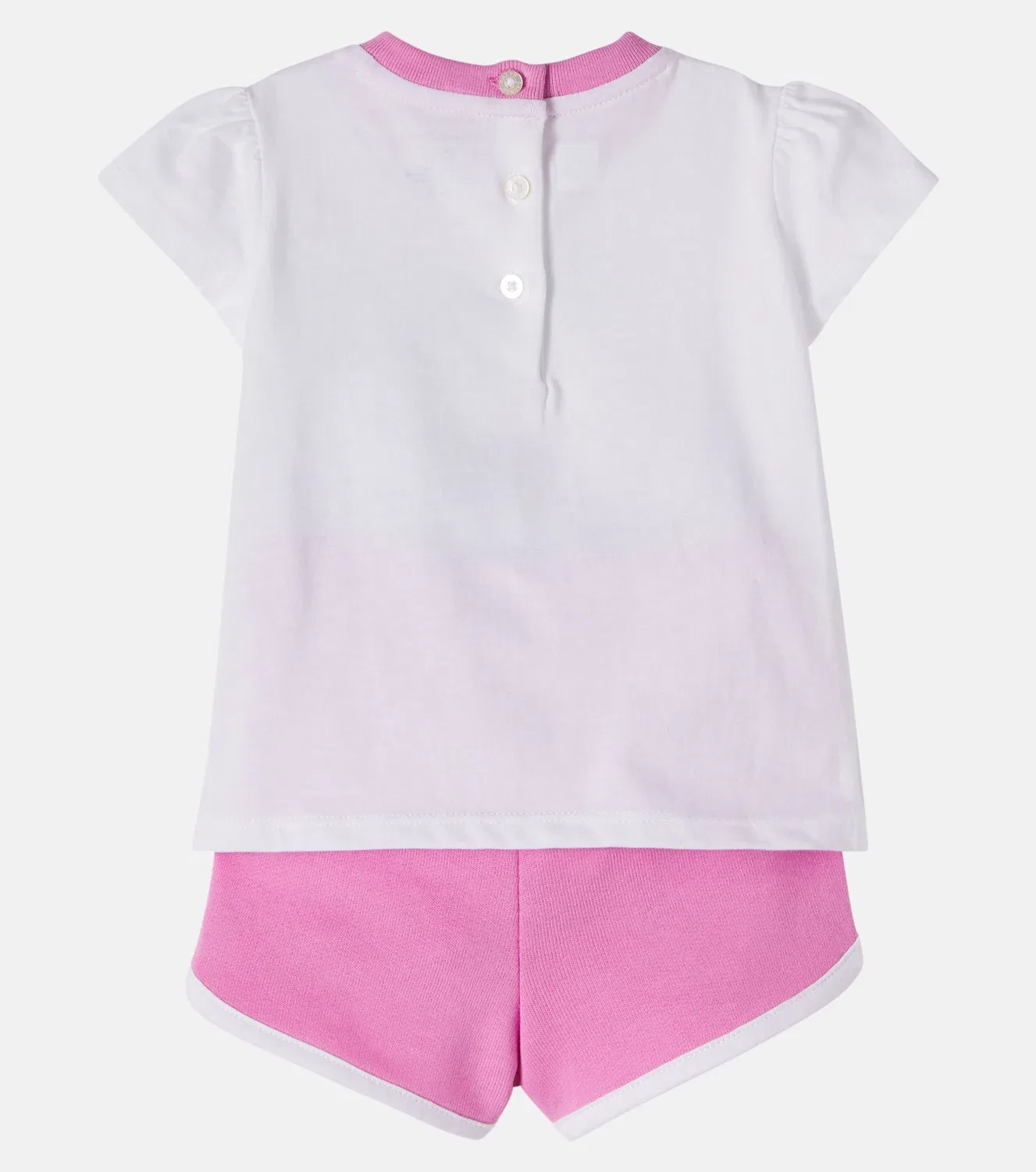 Комплект из футболки и шорт Polo Bear хлопковый Polo Ralph Lauren Kids, белый — фото 3