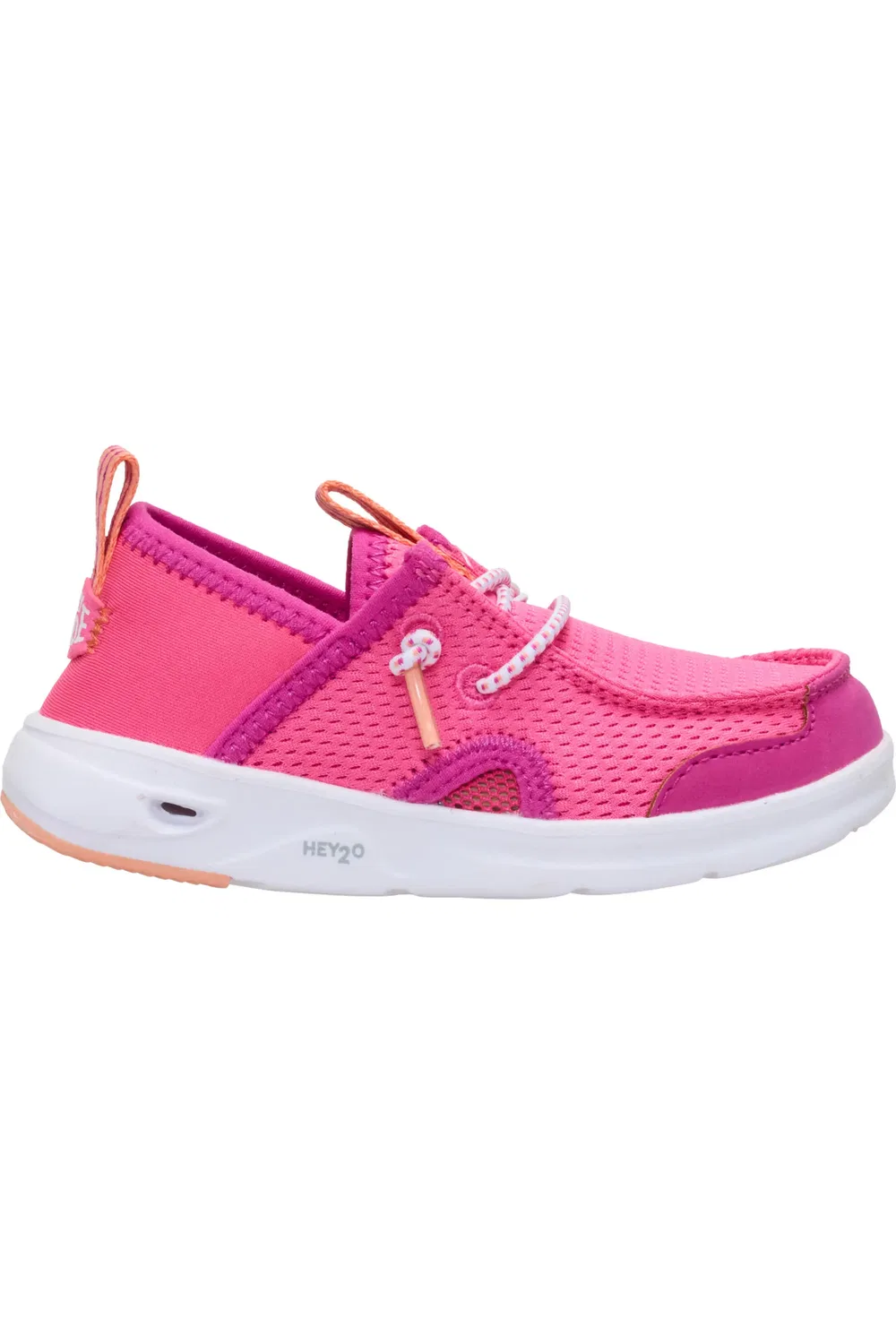 Мужские туфли чукка слипоны с дышащим верхом Wally Hey2O Wander Mesh Hey Dude, Fandango Pink — фото 2