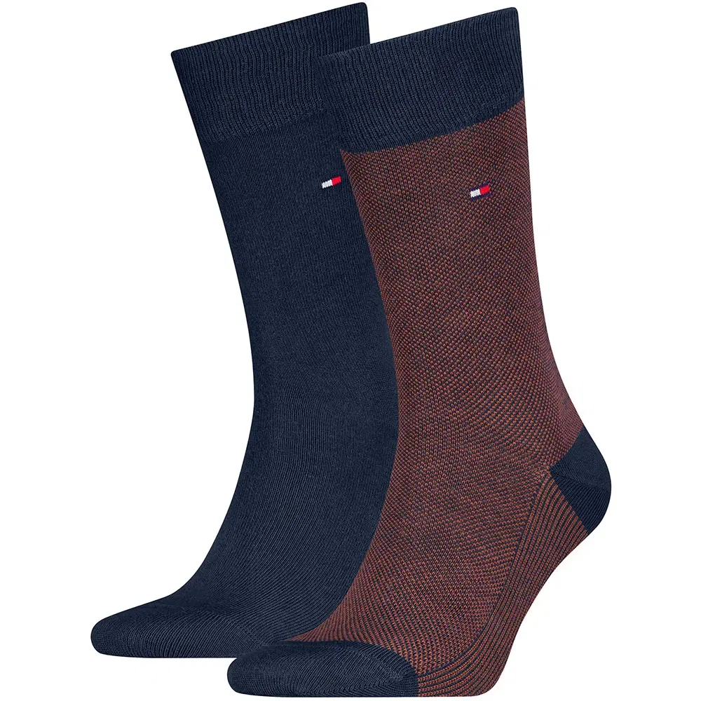 Мужские классические носки с принтом Birdseye Tommy hilfiger, Multicolor
