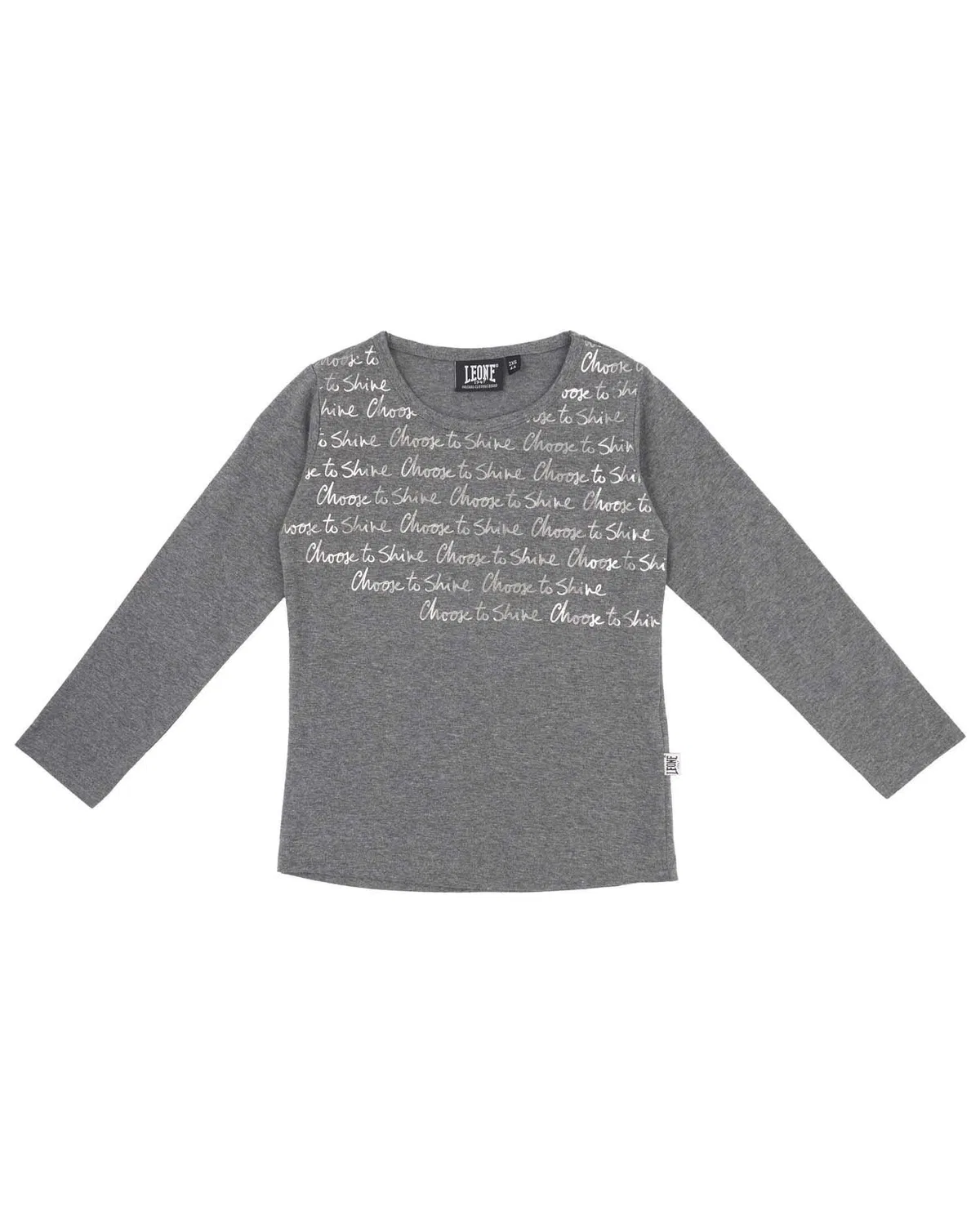 Детский лонгслив для девочек с принтом Dream Handwriting, Leone 1947 Apparel, Beige — фото 3