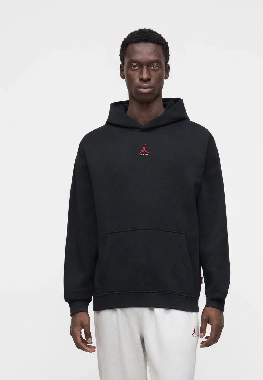 Толстовка с капюшоном Jordan, Black/University Red