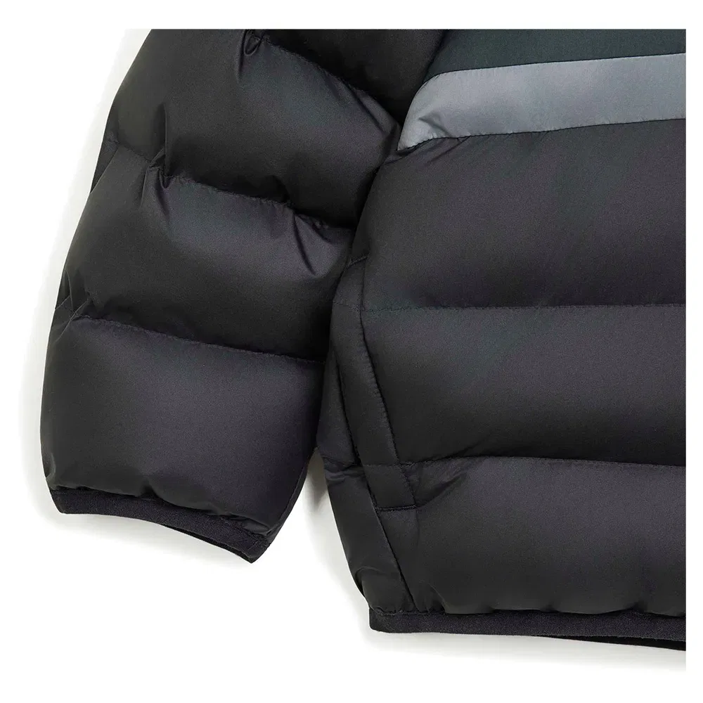 Детская куртка-пуховик с цветовой блокировкой Adidas Originals, Black — фото 3