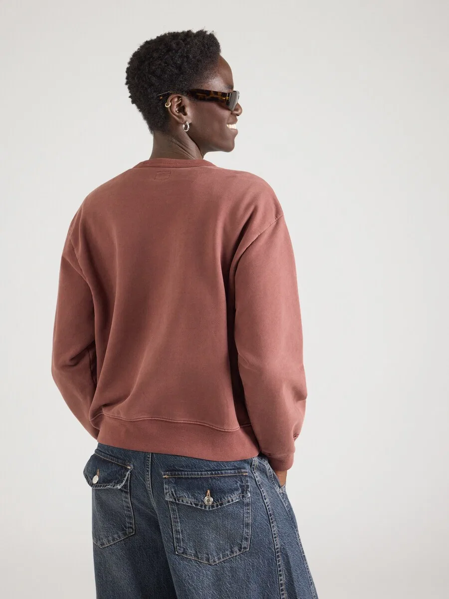 Толстовка LEVI'S 'Heritage' пастельно-красного цвета — фото 4
