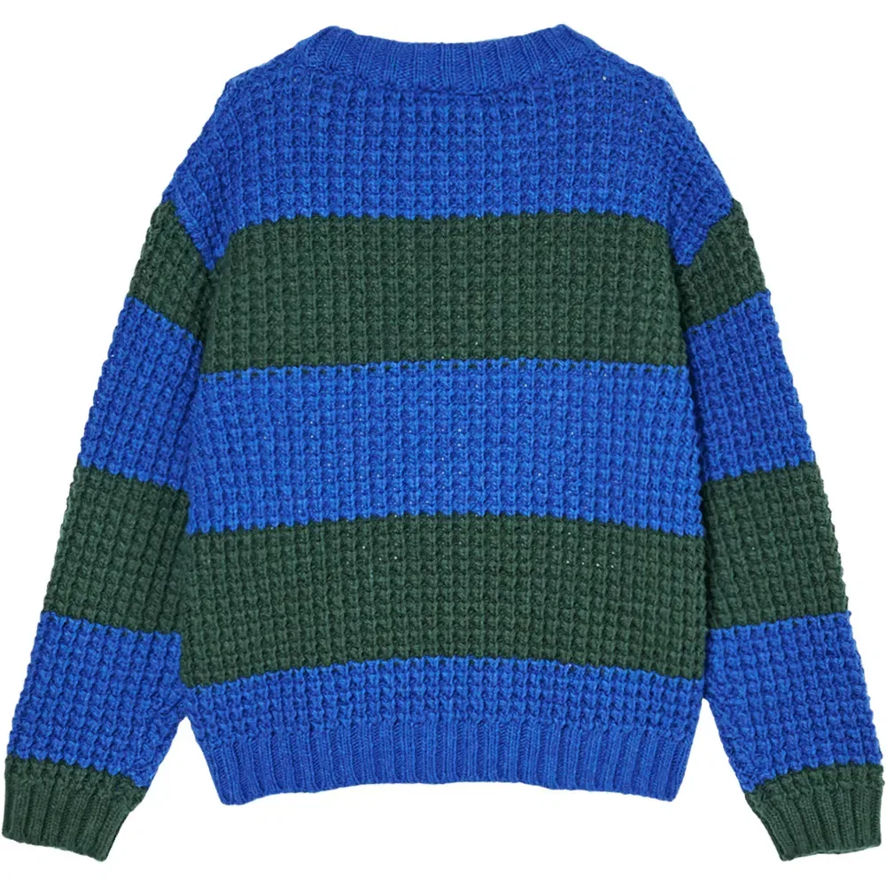 Детский свитер для мальчиков с жаккардовым принтом Quiksilver Lapper Bo, Blue — фото 2