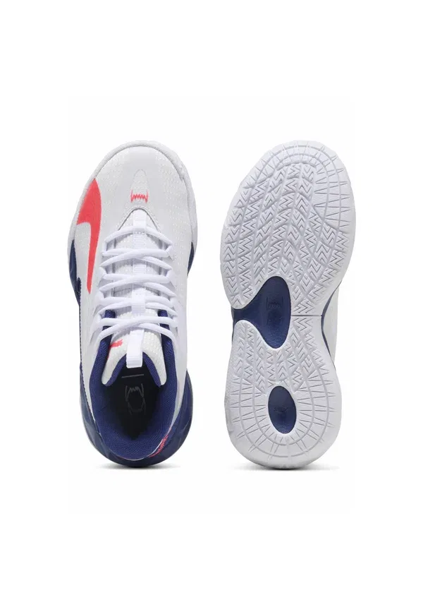 Кроссовки баскетбольные Puma, синий/розовый — фото 3