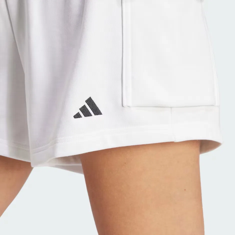 Женские шорты повседневные ESSENTIALS, Adidas, Белый — фото 4