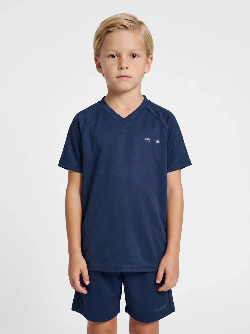 Hmljr reg active t-shirt s/s unisex - print t-shirt Hummel, Dress Blues
