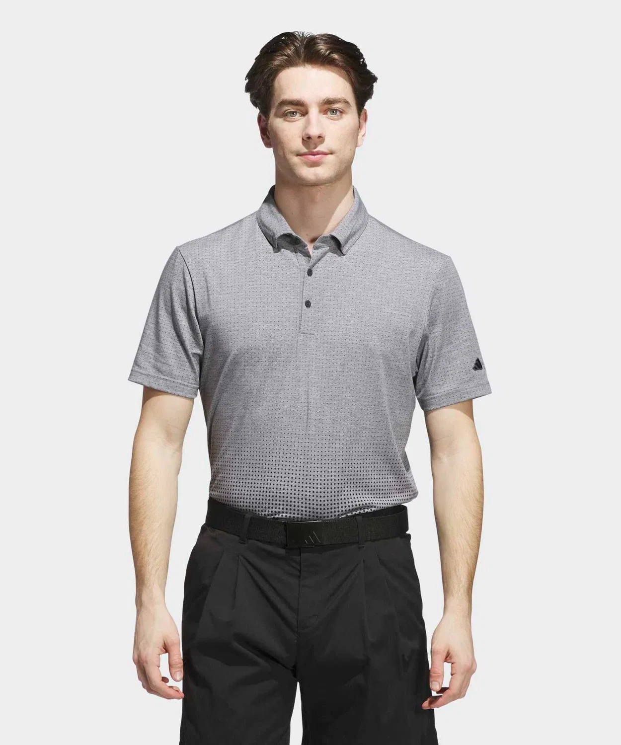 Мужское поло с принтом GO-TO PRT POLO Adidas, Charcoal Grey