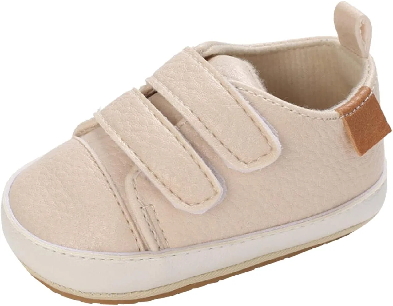 Детские кроссовки для девочек нескользящие с принтом, Beige