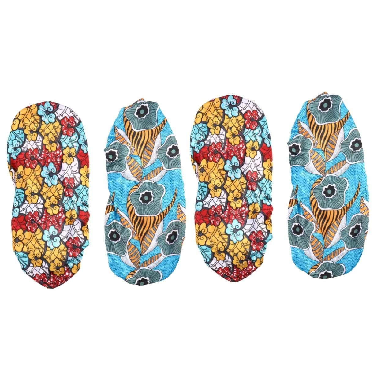 Шапочка для душа, набор 4 шт, Angoily, 65x30 см, Assorted colours