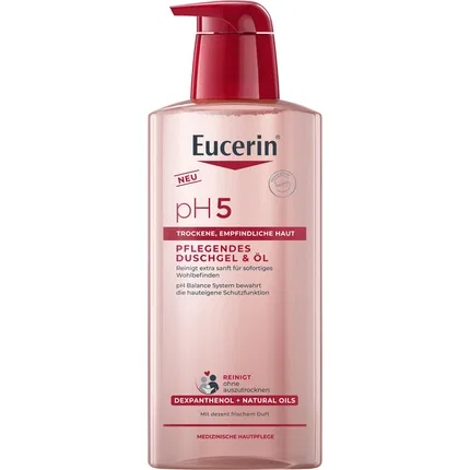 Гель для душа увлажняющий Eucerin Shower Gel & Oil Ph5