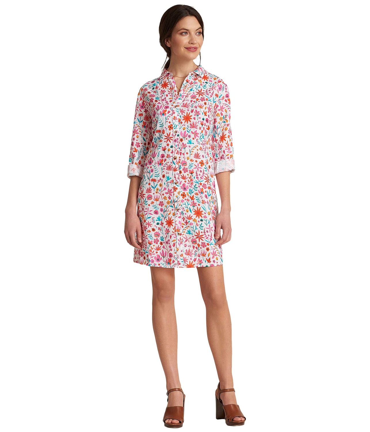 

Платье Hatley, Cara Shirtdress - High Summer Flowers
