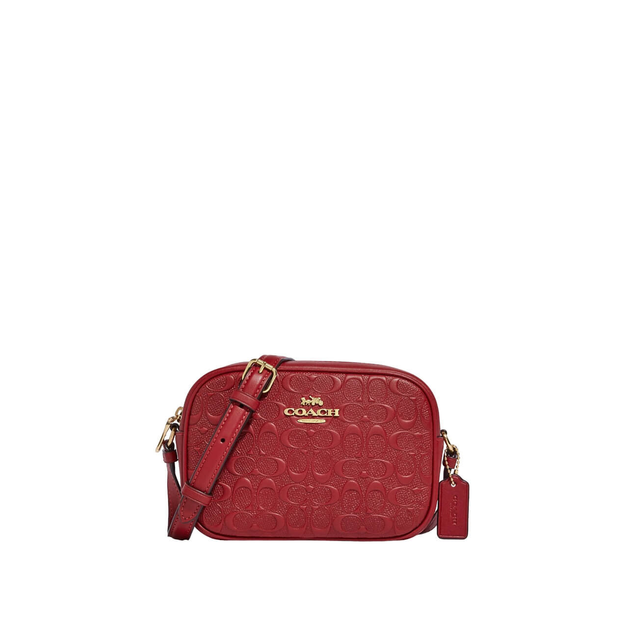 

Мини-сумка Coach Outlet Jamie, золотой/красный