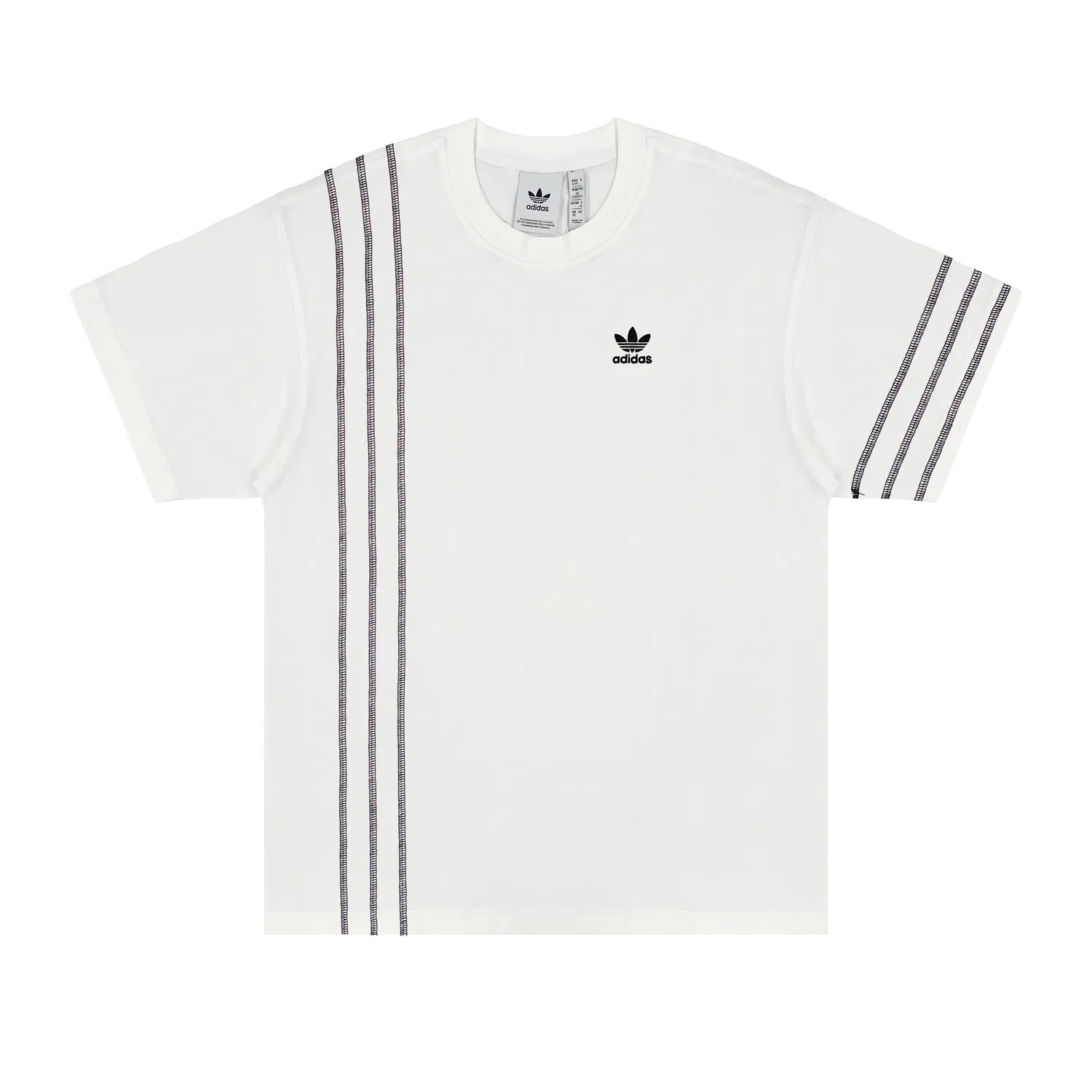 Футболка с круглым вырезом и коротким рукавом, Adidas Originals, White