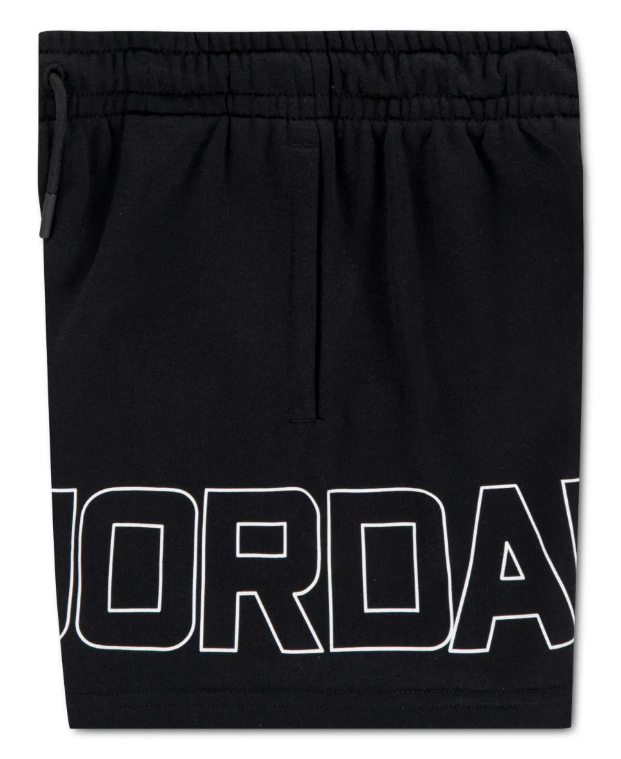 Детские шорты для мальчиков из французского футера Jordan Rookie Season Shorts, Black — фото 3