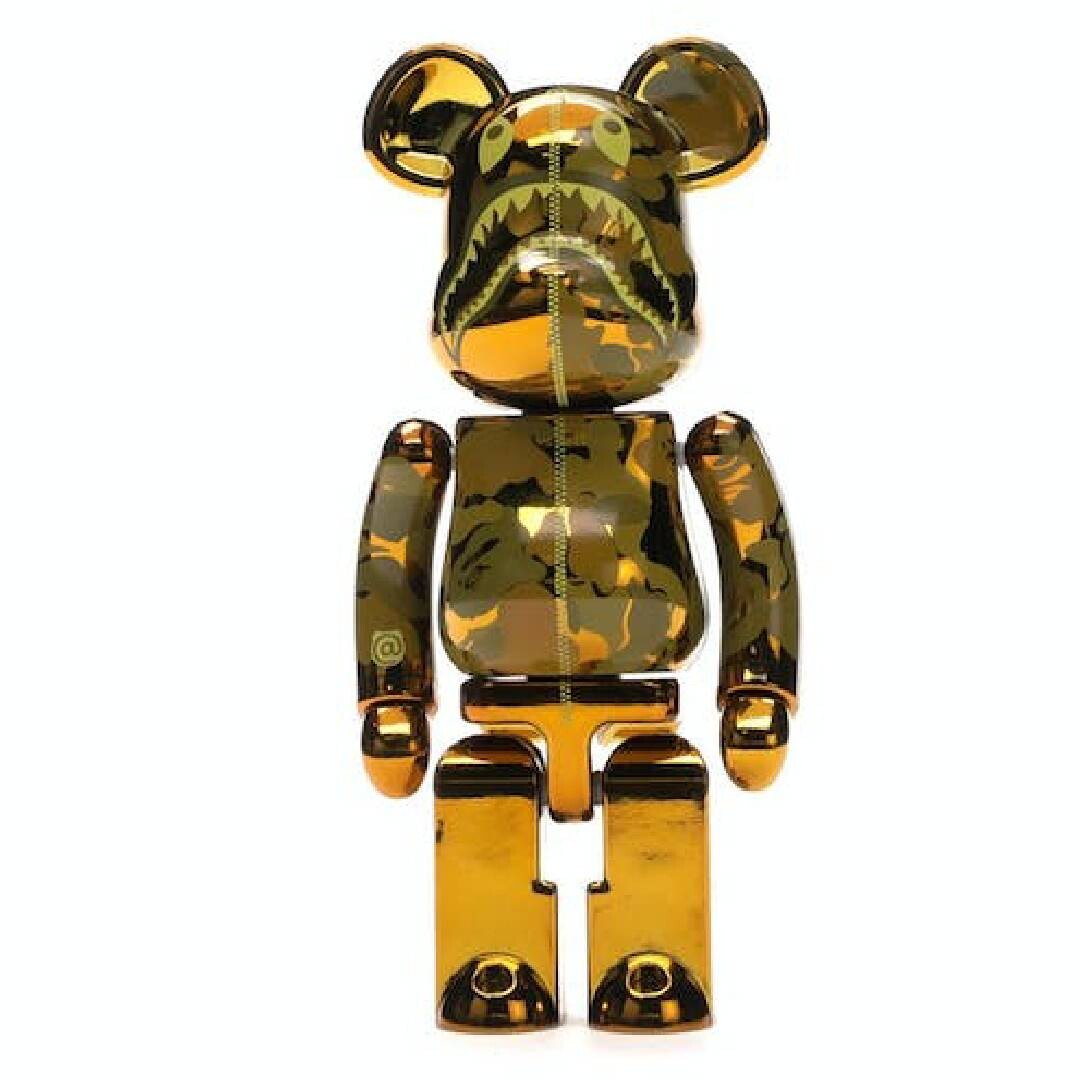 

Фигурка виниловая Bearbrick x Medicom Superalloy Chogokin 200%, золотистый
