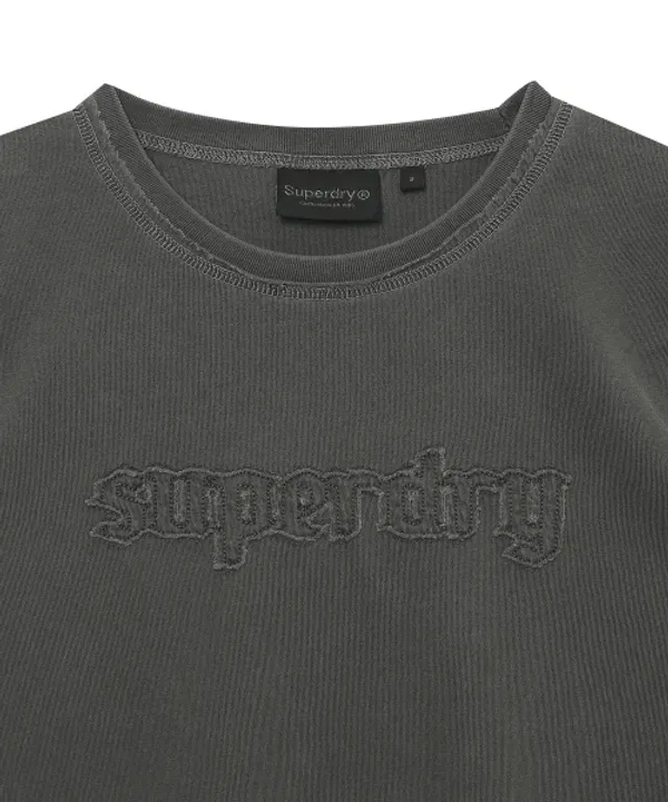 Футболка с логотипом Superdry, charcoal — фото 4