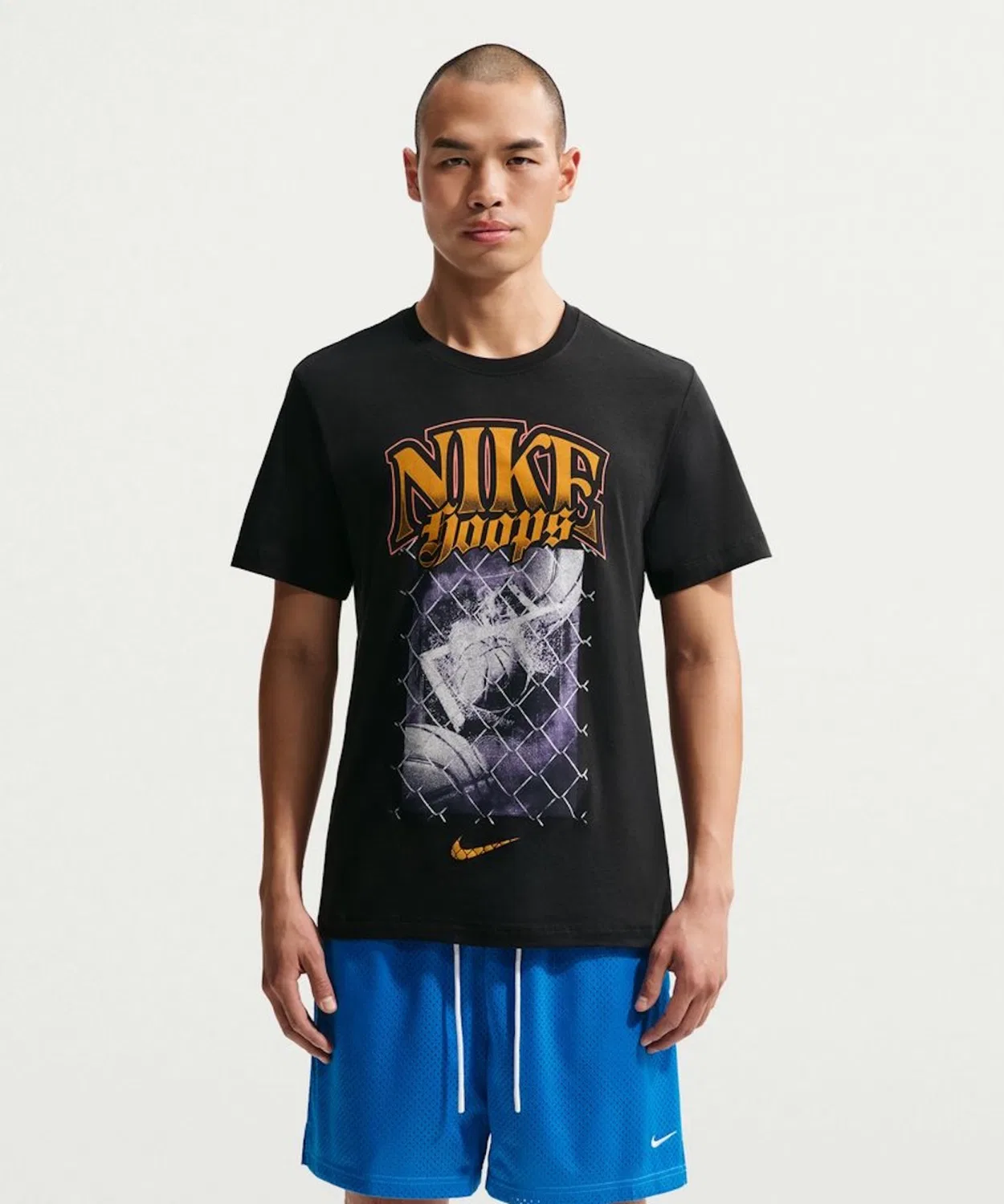 Мужская футболка с принтом NIKE OC STD F2 S/S T-Shirt, Black — фото 2