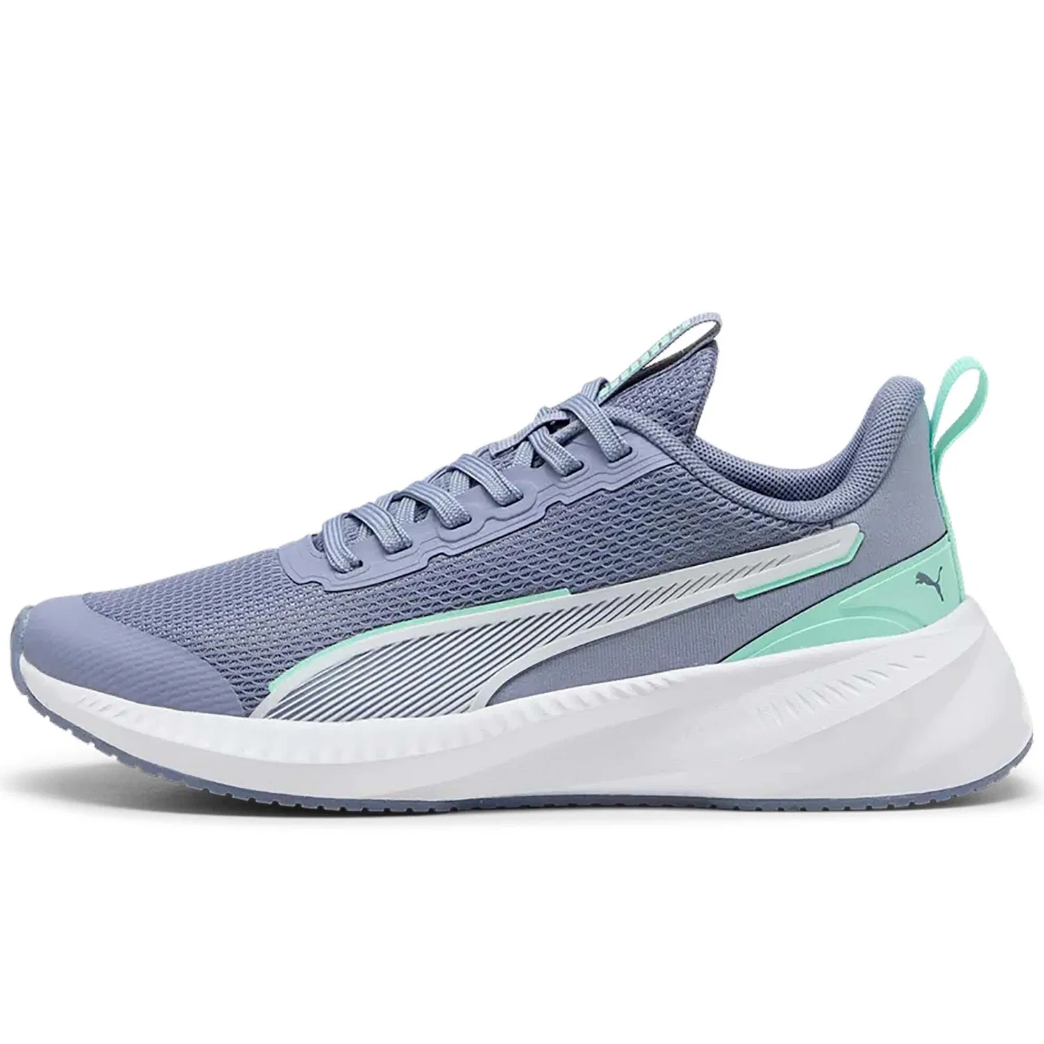Детские кроссовки Puma Flyer Lite 3 Jr, Gray Sky Mint Jelly Puma White