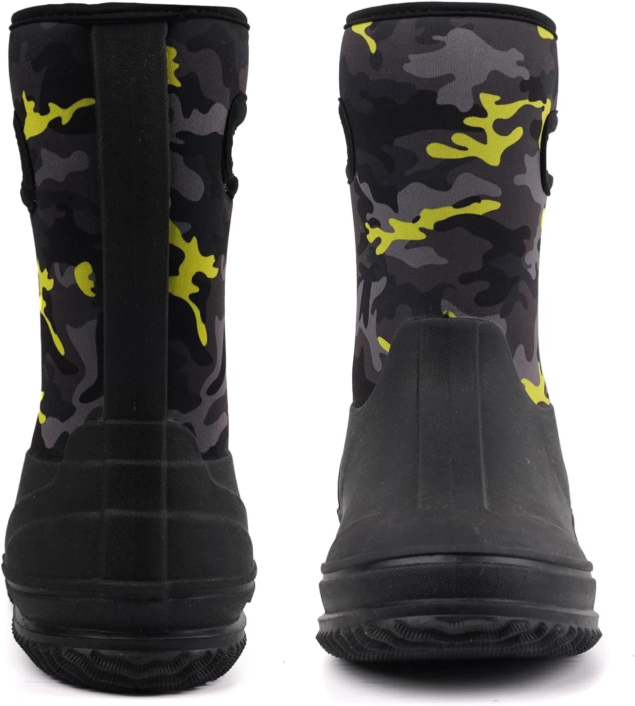 Детские водонепроницаемые сапоги HugRain, Black Camo — фото 4