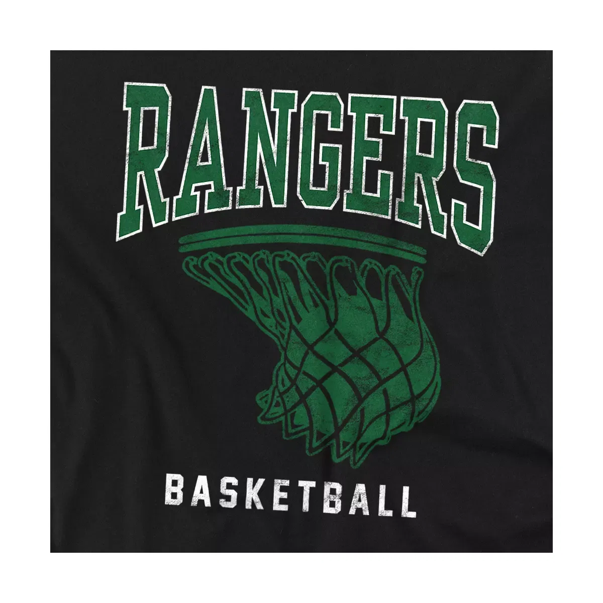 Детская футболка с принтом University Of Wisconsin Parkside Basketball Hoop NCAA, Black — фото 2