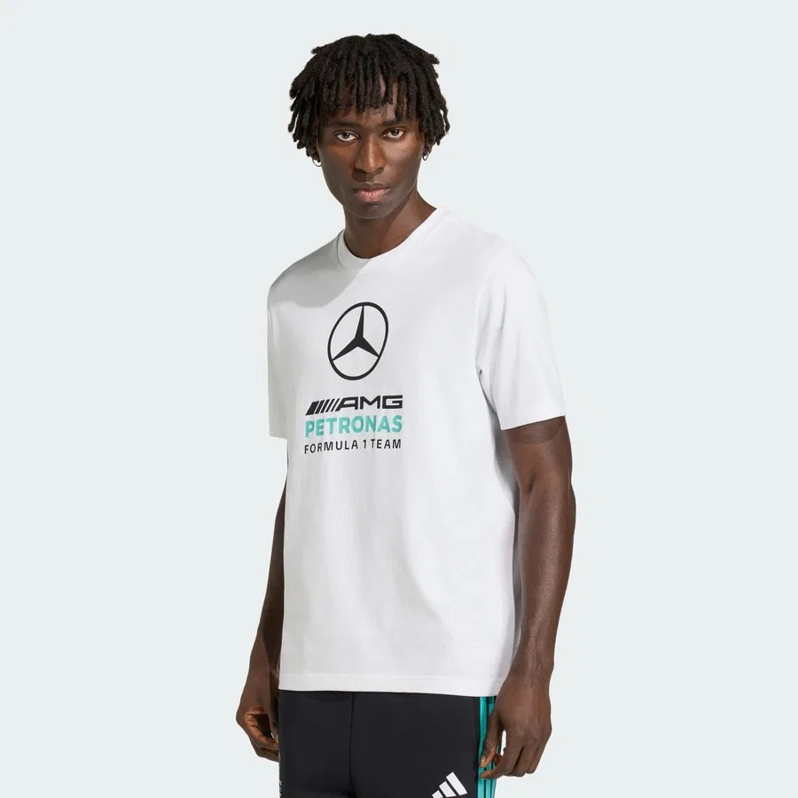 Футболка с принтом Performance Mercedes - Amg Petronas Formula 1 Team Dna Graphic Tee adidas, Белый
