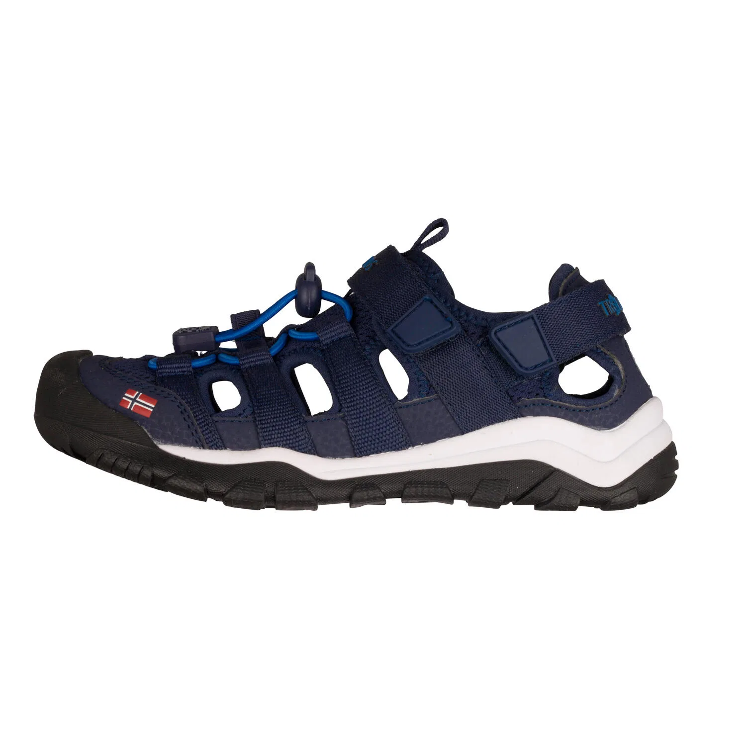 Детские сандалии с закрытым носком Kristiansand Sandal XT Trollkids, Navyblau / Blau