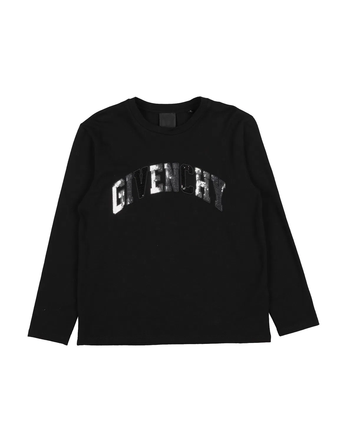 Детская футболка для девочек с аппликациями Givenchy, черный