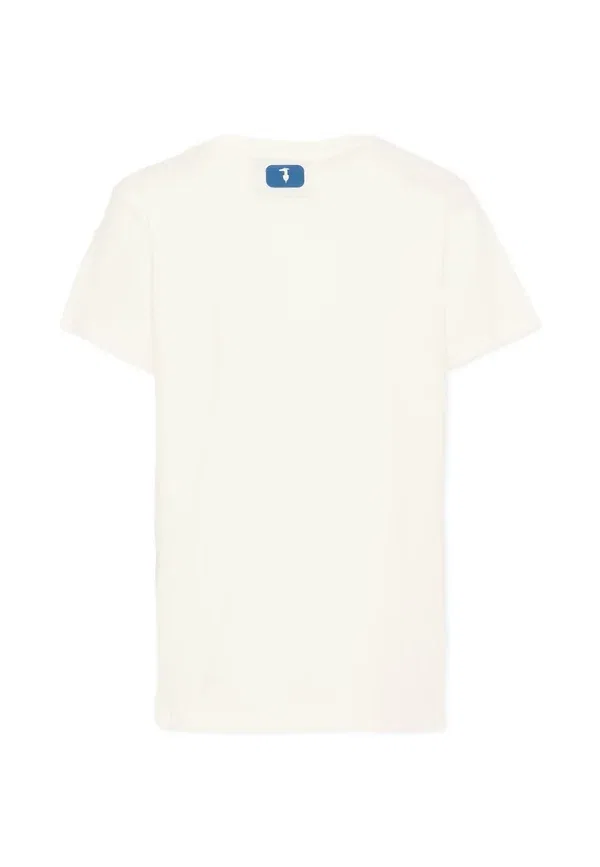 Футболка с принтом Print T-shirt Tru Trussardi Junior, белый — фото 2