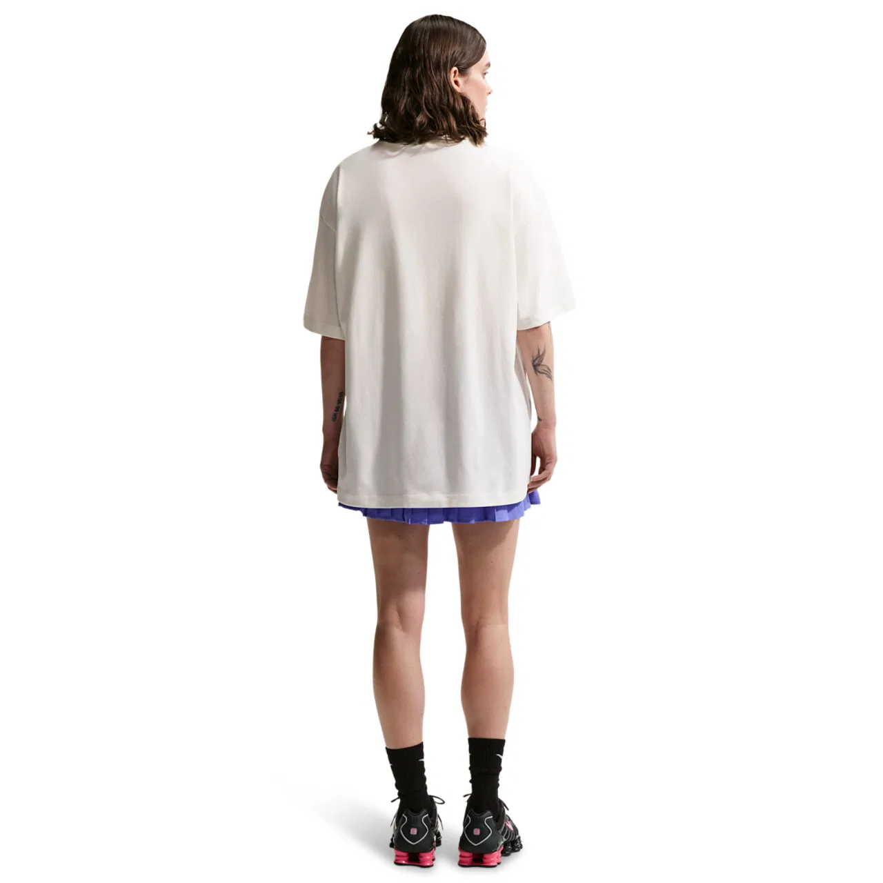Женская футболка оверсайз с принтом Nike Classic Oversize Tee, Sail — фото 4