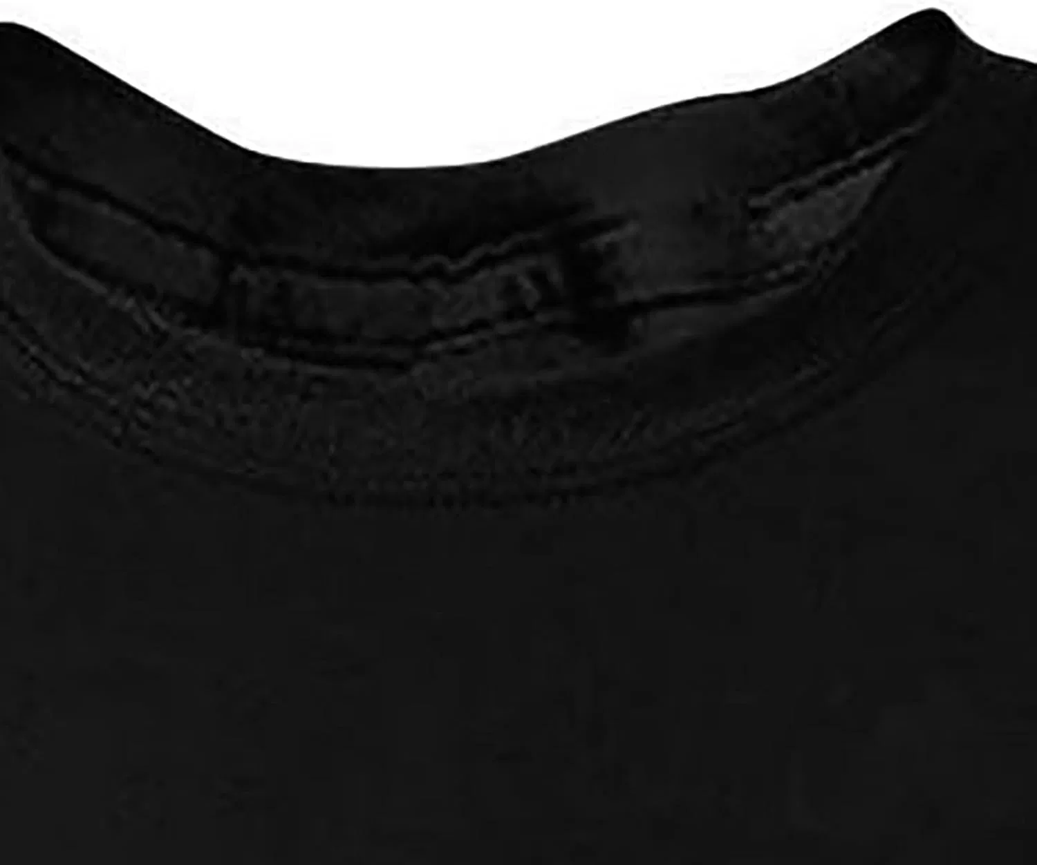 Мужская свободная футболка оверсайз с круглым вырезом, Black — фото 4