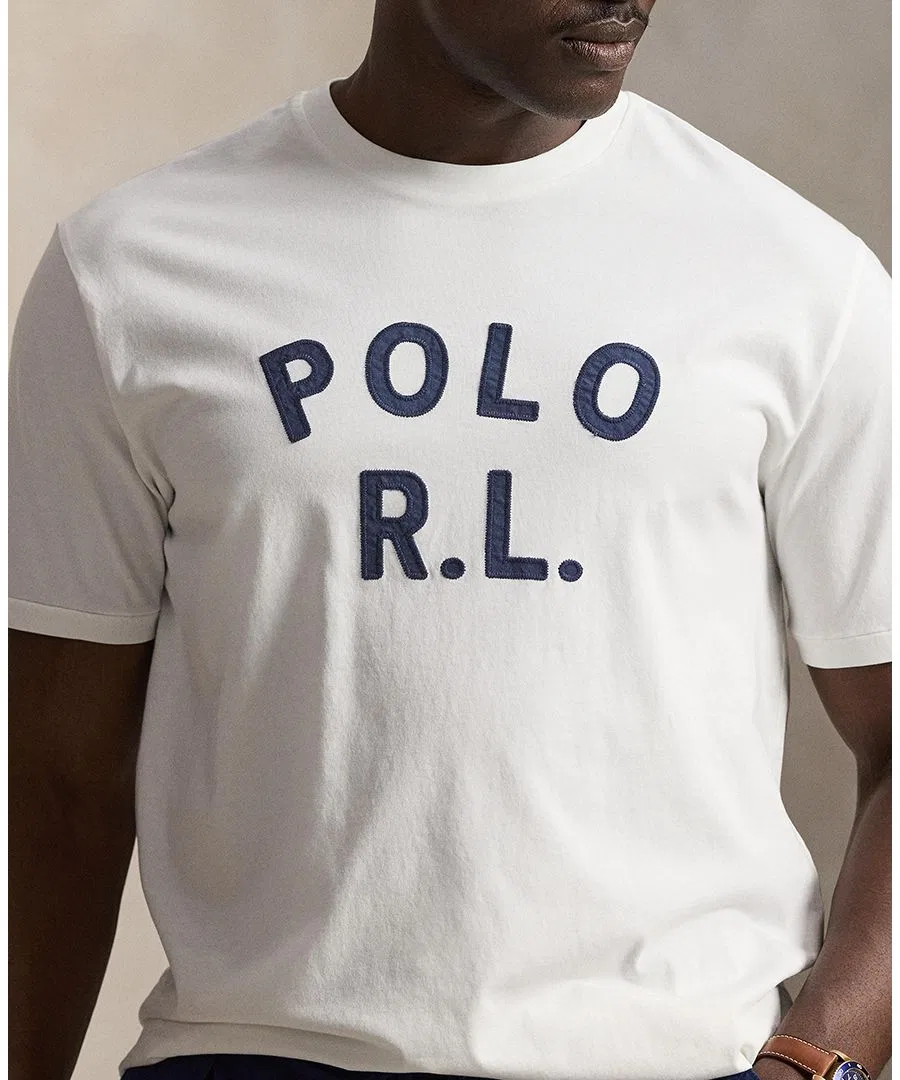 Футболка с длинным рукавом классического кроя Polo Ralph Lauren, White — фото 3