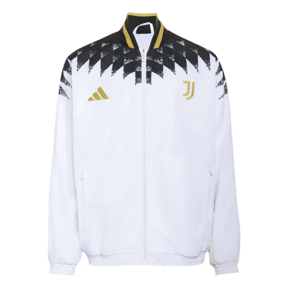 Детский олимпийский топ с длинным рукавом Adidas Juventus Turin Stadium, White — фото 3