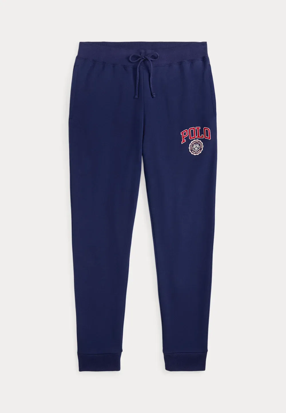 Спортивные брюки-джоггеры из флиса с логотипом - спортивные штаны Polo Ralph Lauren, Newport Navy — фото 4