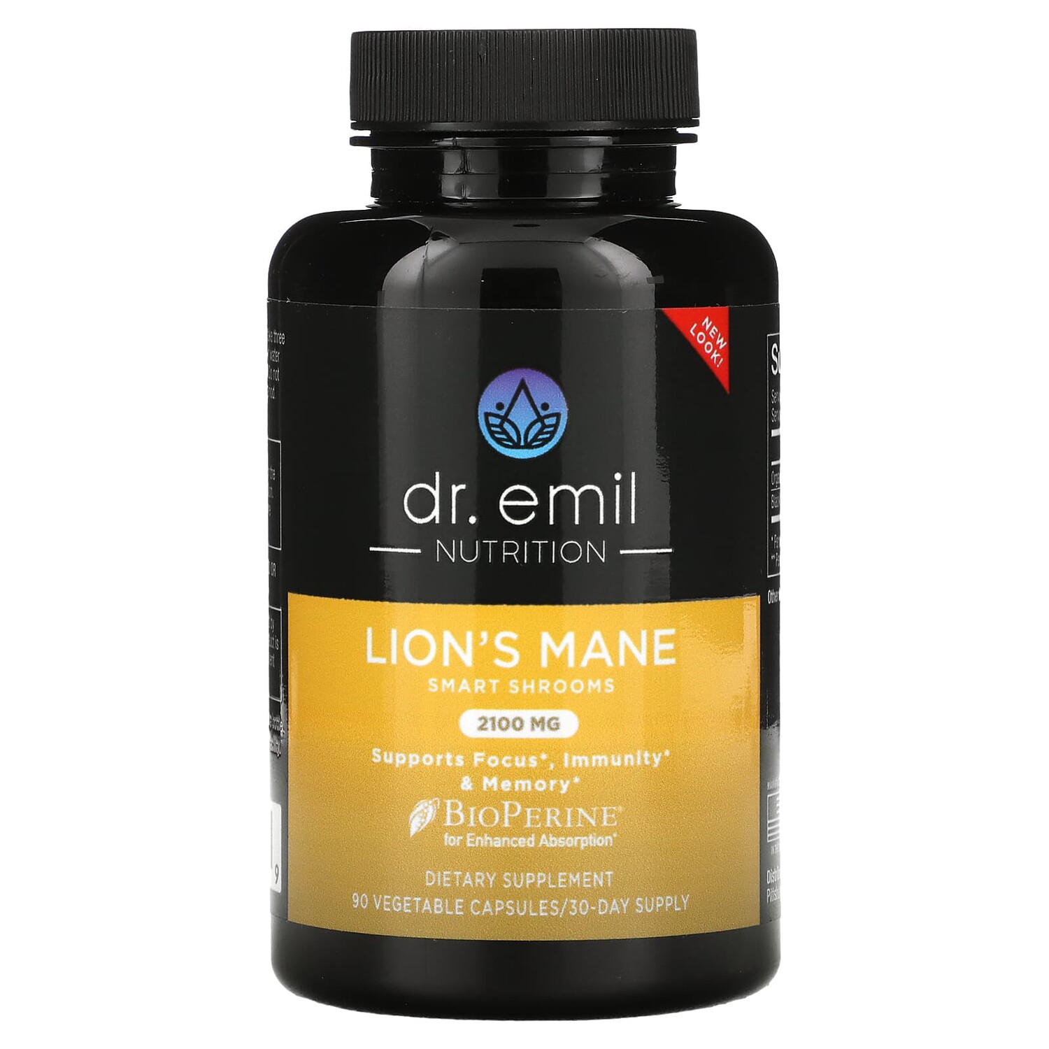 

Добавка Dr Emil Nutrition Lion's Mane Smart Shrooms, 90 растительных капсул