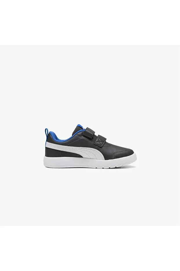 Детские спортивные кроссовки для девочек текстильные Courtflex v3 Puma, Gray
